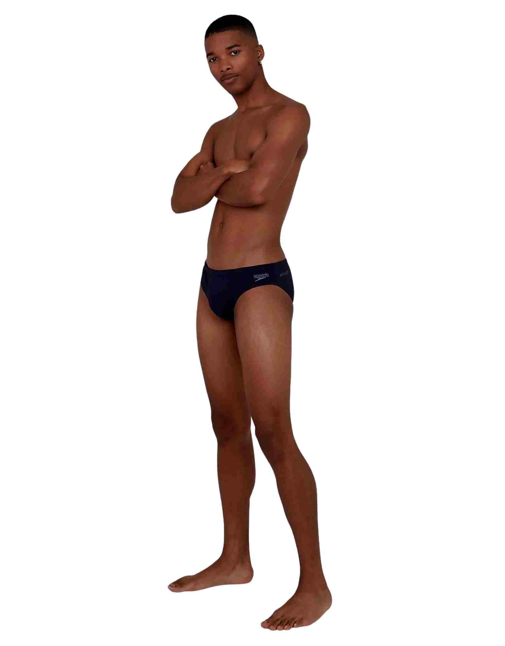Endurance Plus 7cm Sports Brief for Men - Comfortable Navy Blue Underwear for Running, Gym & Active Lifestyle