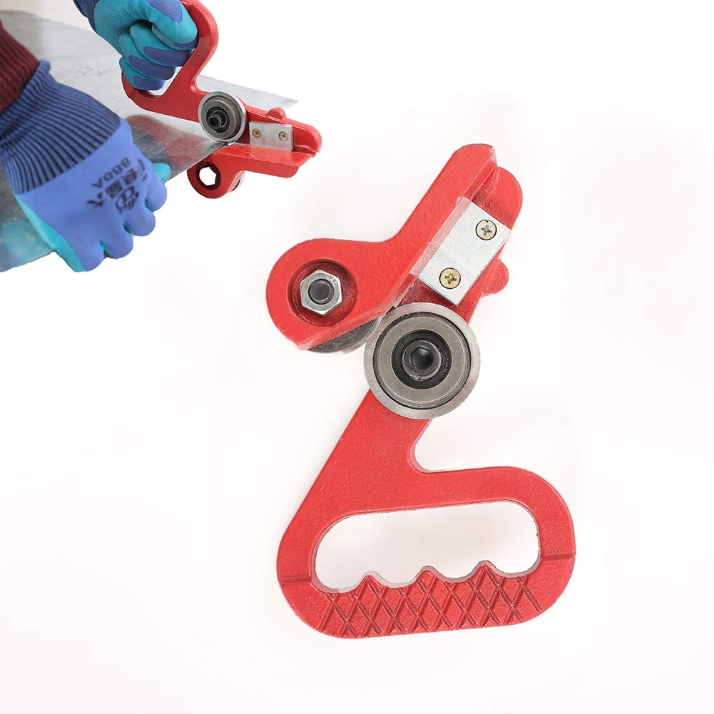 Heavy Duty Hand Pull Metal Cutter - Labor Saving Sheet Metal Shear Tool | Portable Manual Metal Plate Cutter for 20GA & Below | No Electricity Needed | Perfect for DIY Projects, HVAC Work & Metal Fabrication