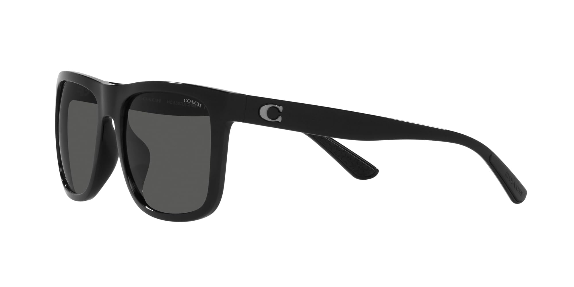 Coach HC8367U Men's Square Sunglasses - Classic Universal Fit for Casual & Outdoor Activities | UV Protection & Stylish Design