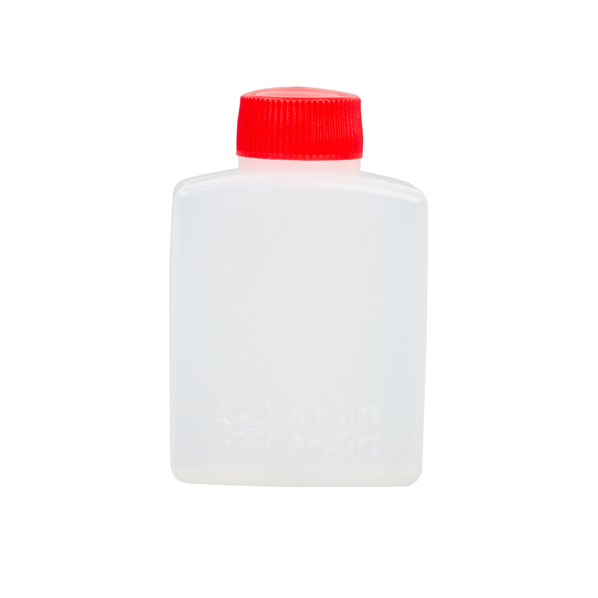 Bento Tek 2 oz Clear Plastic Soy Sauce Bottles with Red Caps - 1.5