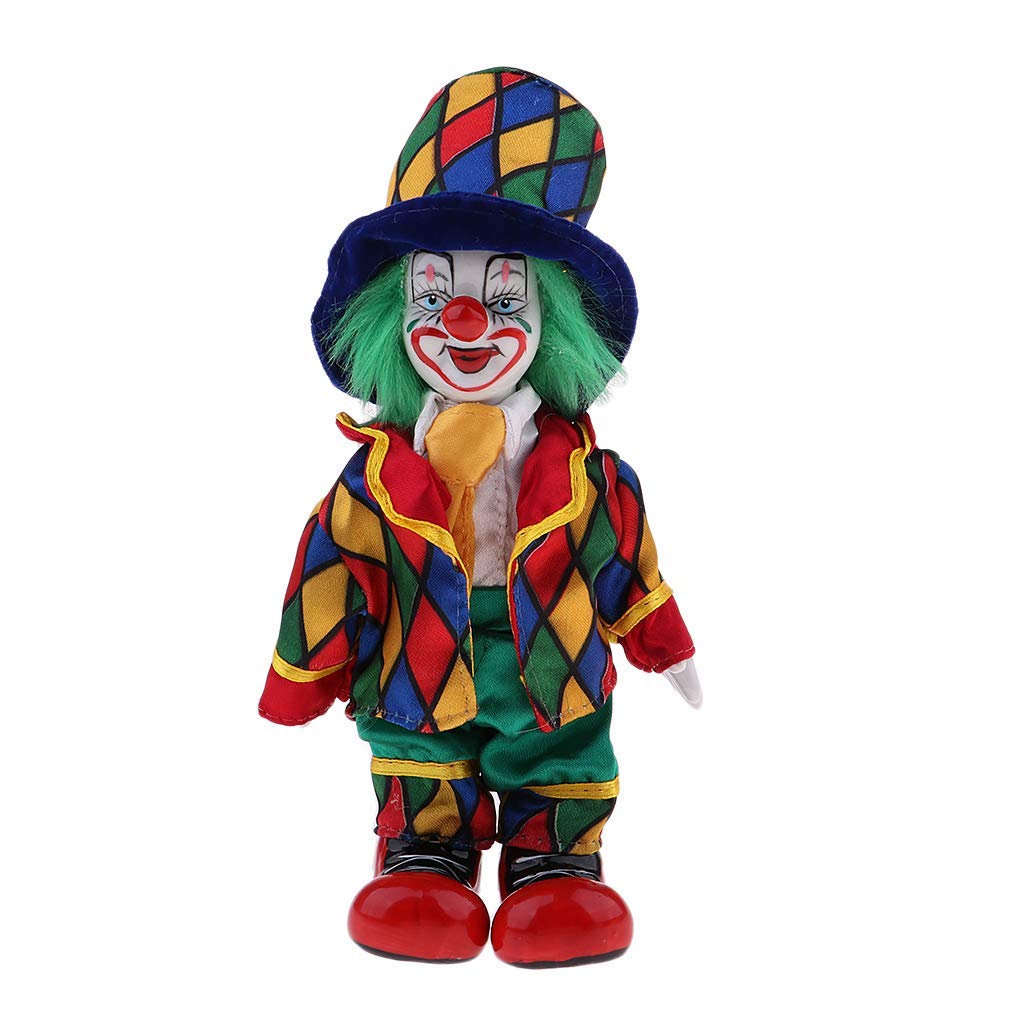 Scary Clown Doll - Halloween Decorations for Home, Table & Desk - Perfect for Party, Haunted House & Horror Theme Events