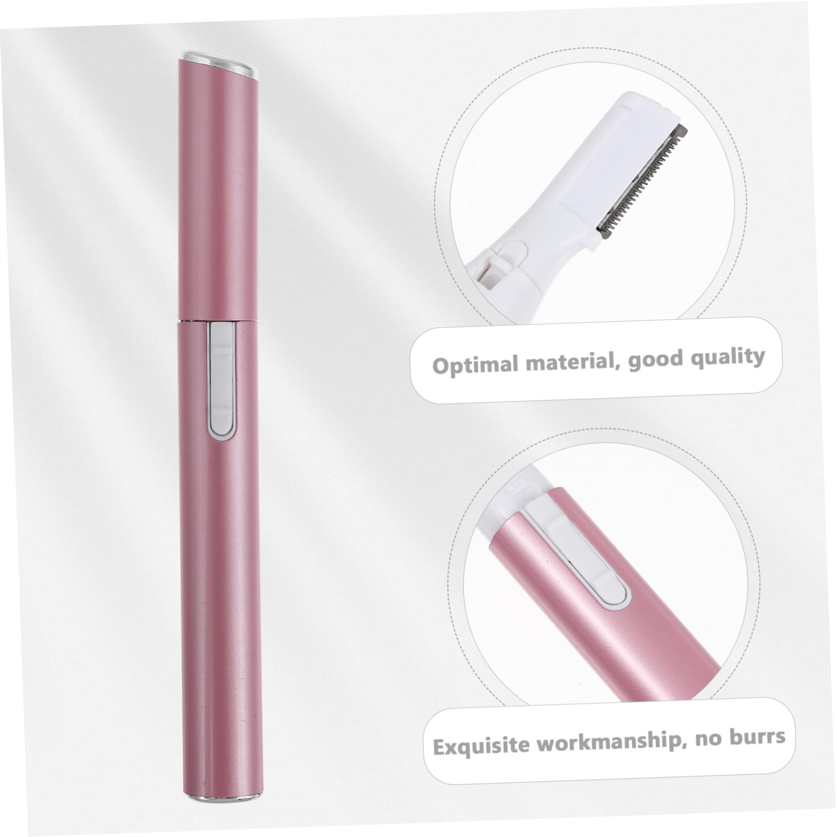 2Pcs Electric Eyebrow Trimmer & Facial Hair Remover - Rechargeable Eyebrow Razor for Women & Men, Painless Hair Removal Machine, Portable Body Groomer for Eyebrows, Upper Lip, Chin - Perfect for Travel & Daily Grooming