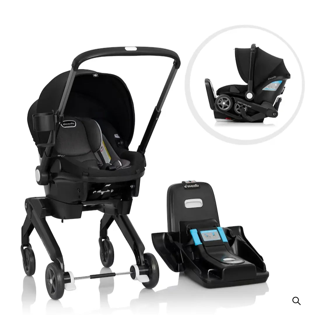 Shyft DualRide Infant Car Seat and Stroller Combo - Lightweight Travel System for Newborns to Toddlers | Perfect for Air Travel, Shopping & Daily Outings