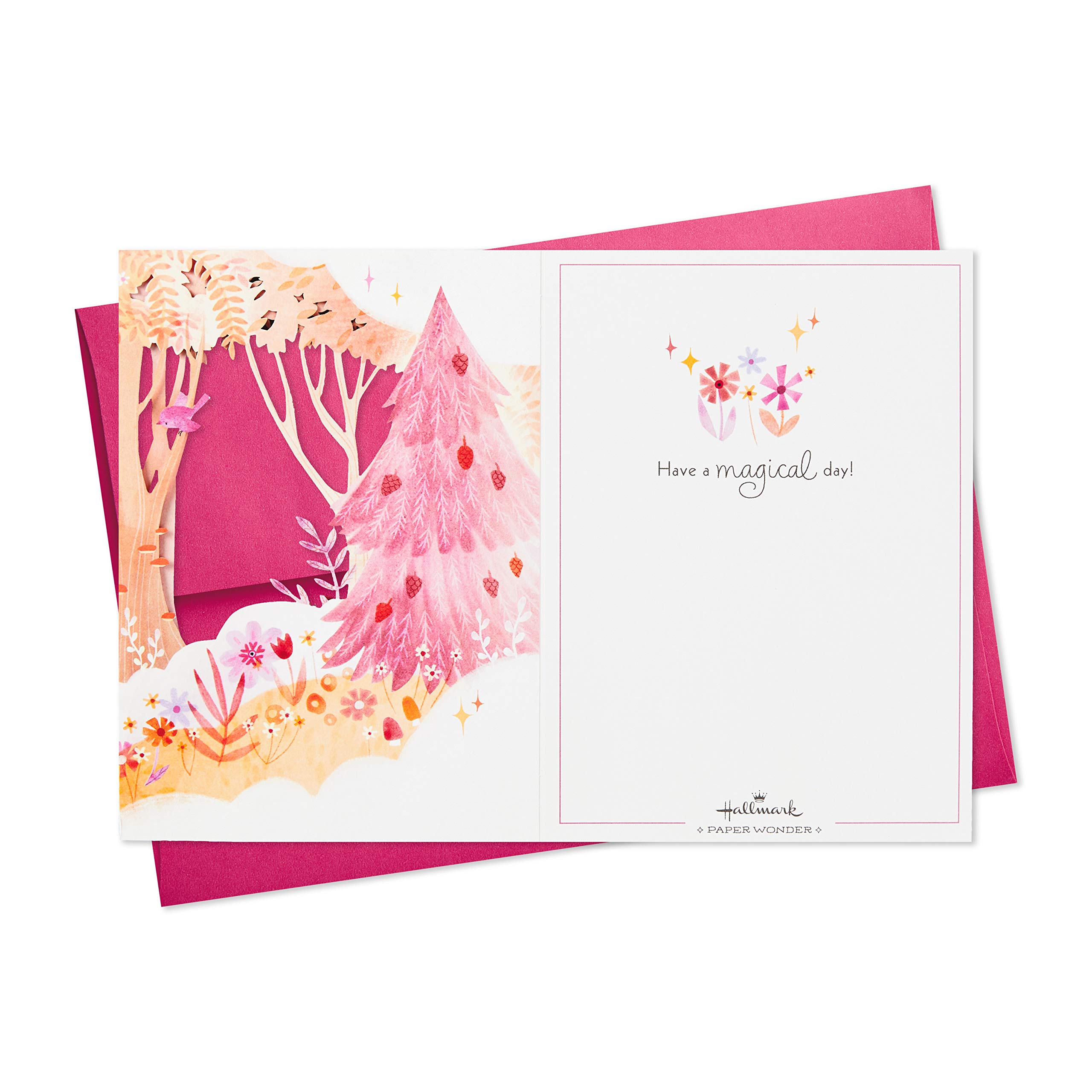 Hallmark Unicorn Pop Up Birthday Card - 3D Displayable Greeting Card for Kids, Girls, Teens - Perfect for Birthdays, Parties, and Special Occasions