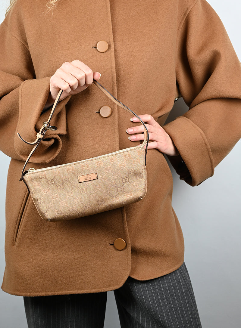 Gucci Pink Gold Fabric Handbag for Women - Elegant Designer Tote for Work, Travel & Everyday Use