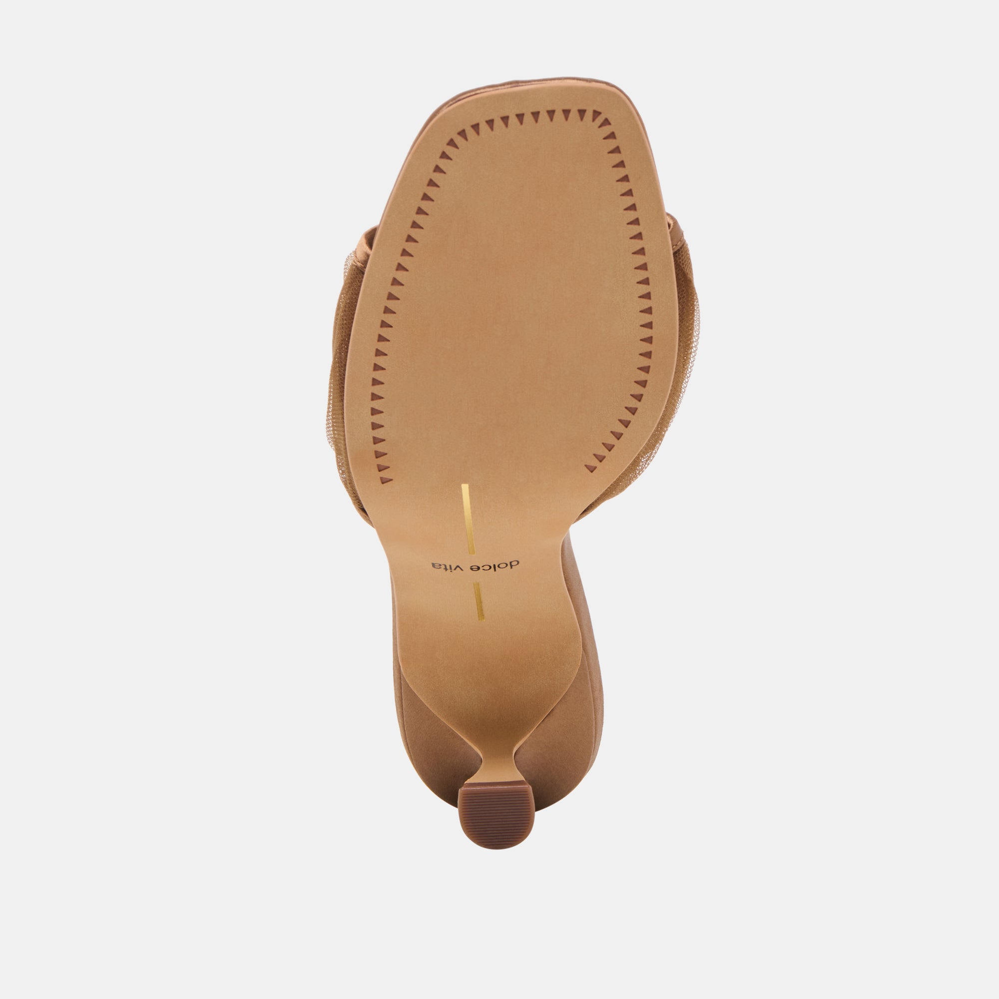 GALEN Women's Mid Heel Sandals in Brown Tulle - Perfect for Weddings, Parties & Evening Events
