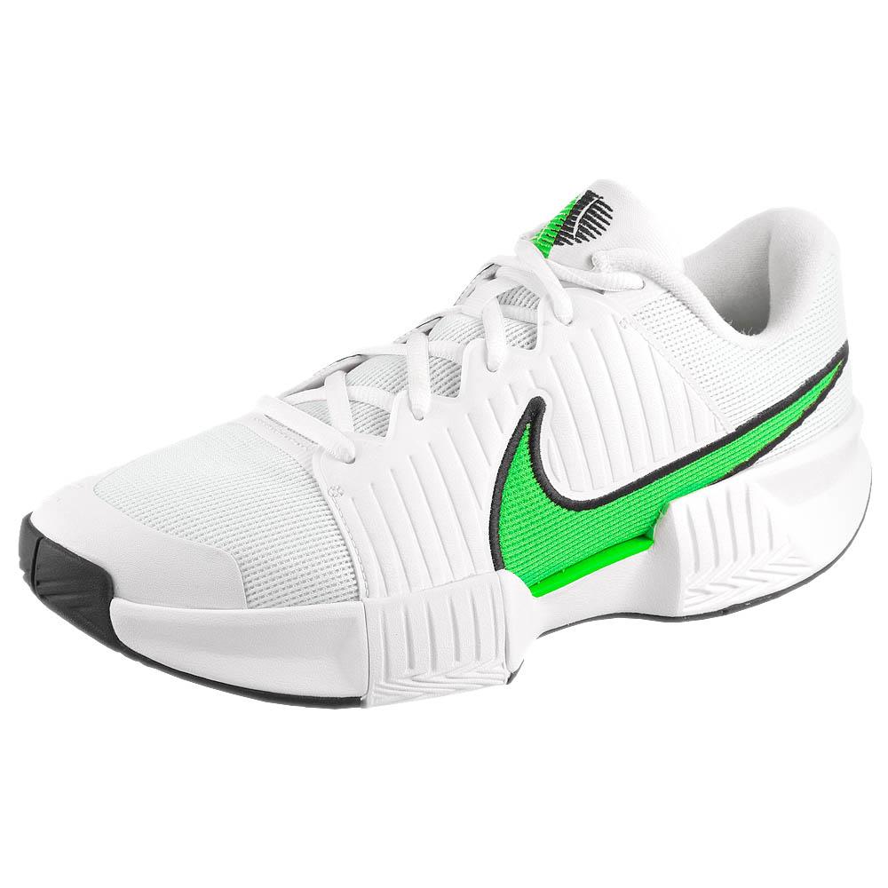 Nike Men's Air Zoom GP Challenge Pro Basketball Shoes - White/Poison Green - High-Performance Court Sneakers for Indoor & Outdoor Games