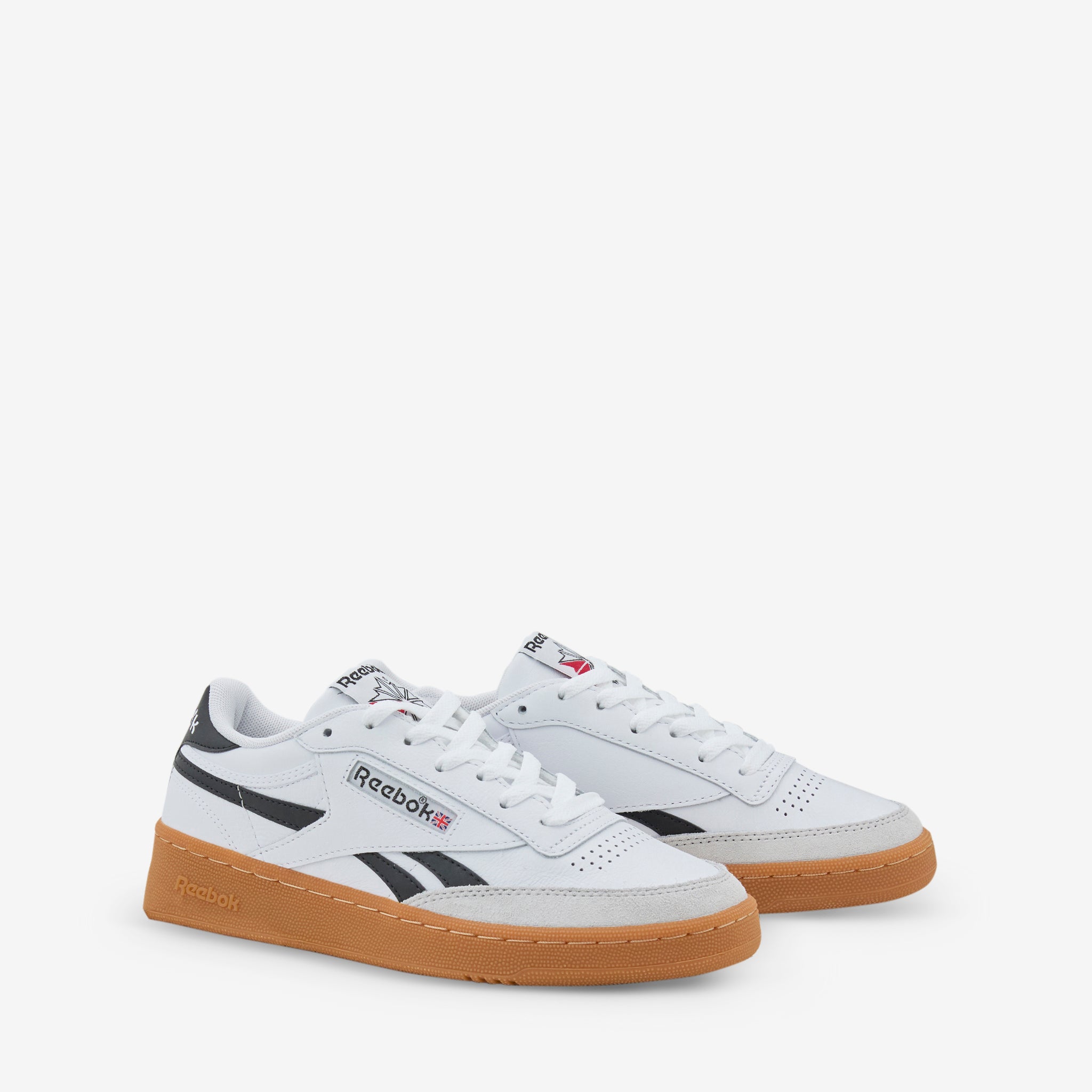 Reebok Club C Revenge Sneakers for Men & Women - White, Black & Gum Color Options - Perfect for Casual Wear, Gym & Street Style