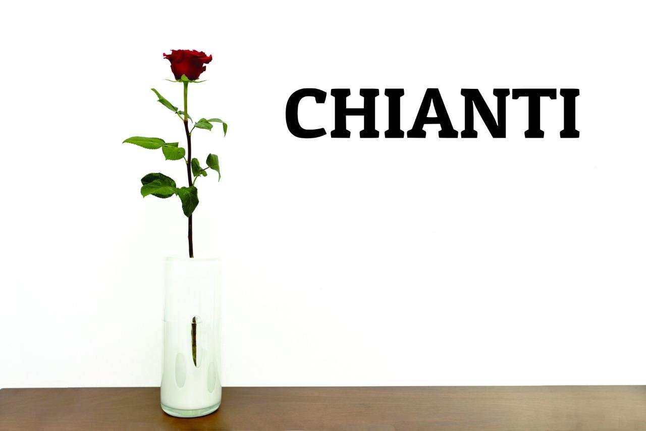 DIY Removable Chianti Wall Decals for Home & Bedroom Decor - 11x43 Inch Vinyl Stickers - Perfect for Nursery, Living Room & Apartment Wall Art