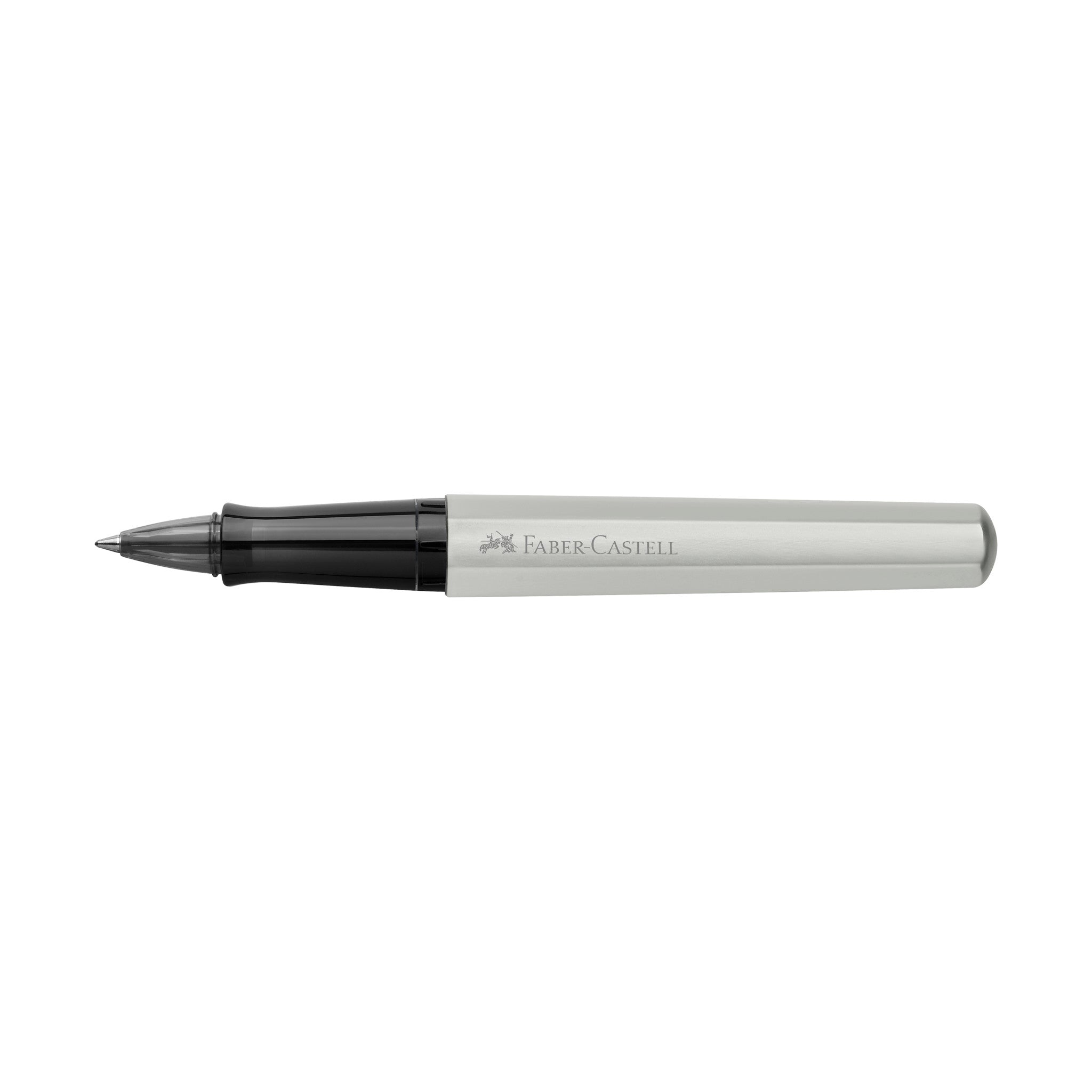 HEXO Rollerball Pen in Matte Silver - Premium Writing Instrument for Smooth Writing - Perfect for Office, School & Gifts