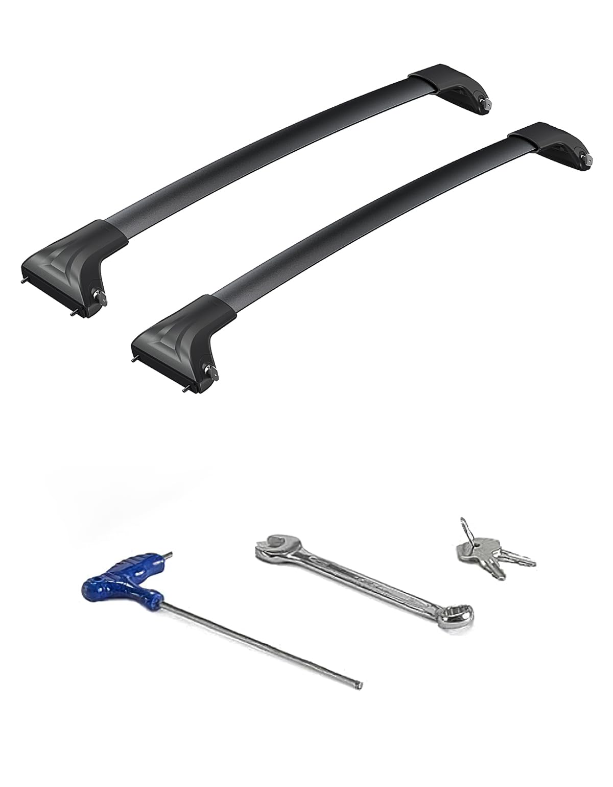 2024 Aluminum Car Roof Rack Cross Bars for Cadillac XT5 (2017-2025 Models) - Lockable Cargo Carrier for Kayak, Canoe, Bike & Snowboard | Perfect for Road Trips & Outdoor Adventures