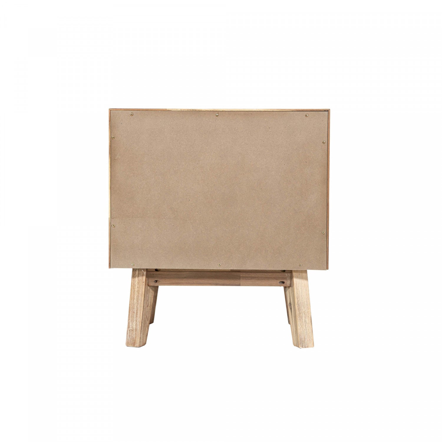 Abenra 2-Drawer Nightstand with Light Driftwood Finish - Modern Bedside Table for Bedroom, Living Room & Guest Room