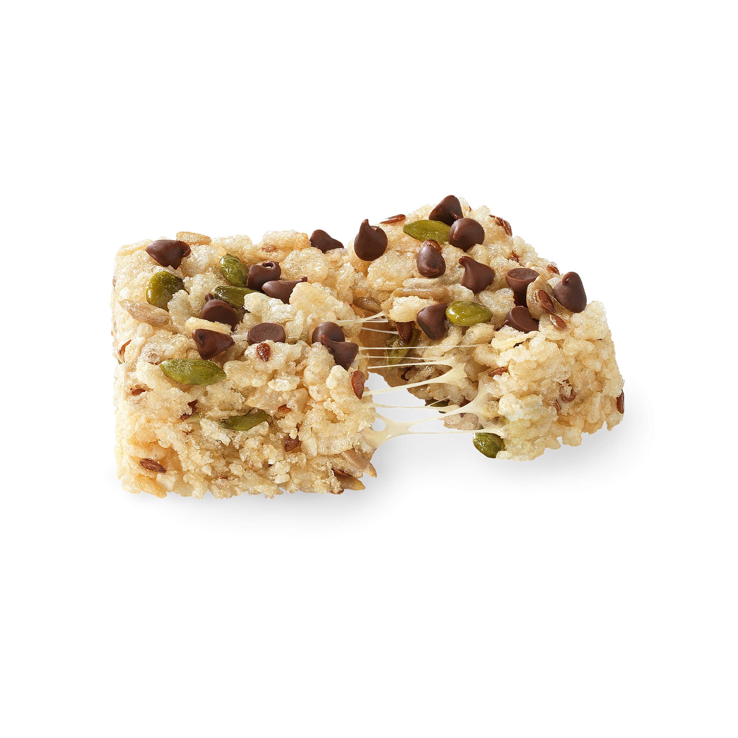 Blake’s Seed Based Rice Crispy Treats - Chocolate Chip (6 Count) | Nut Free, Gluten Free, Dairy Free & Vegan Healthy Snacks | Organic Low Calorie Soy Free Snack for Kids & Adults | Perfect for School Lunches, Office Snacking & On-the-Go Energy Boost