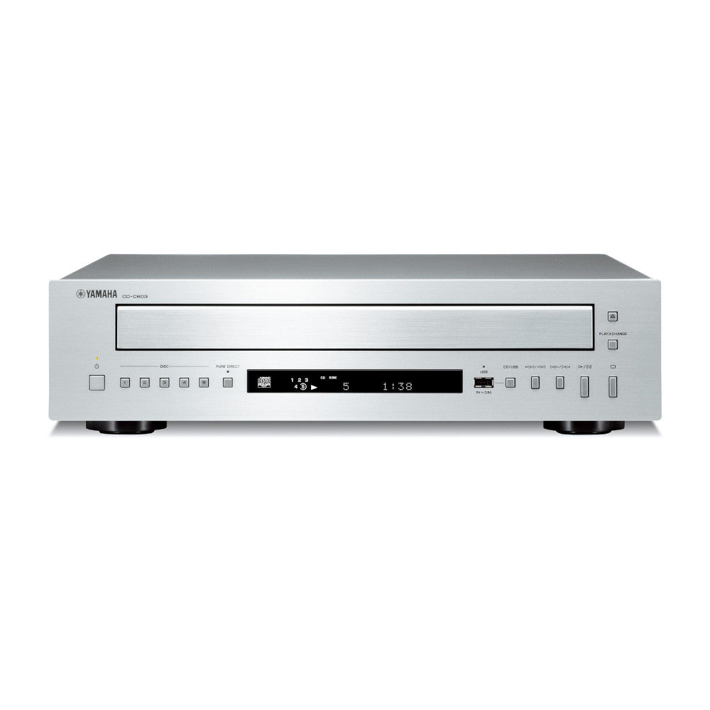 Yamaha CD-C603 5-Disc Carousel CD Player - High-Fidelity Audio for Home & Office | Perfect for Music Lovers & Audiophiles