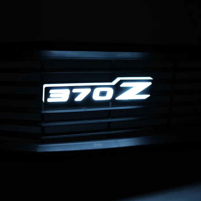 Nissan 370Z LED Emblem Badge - Multicolor RGB Flow Lighting for Custom Car Styling - Perfect for Night Driving & Car Shows