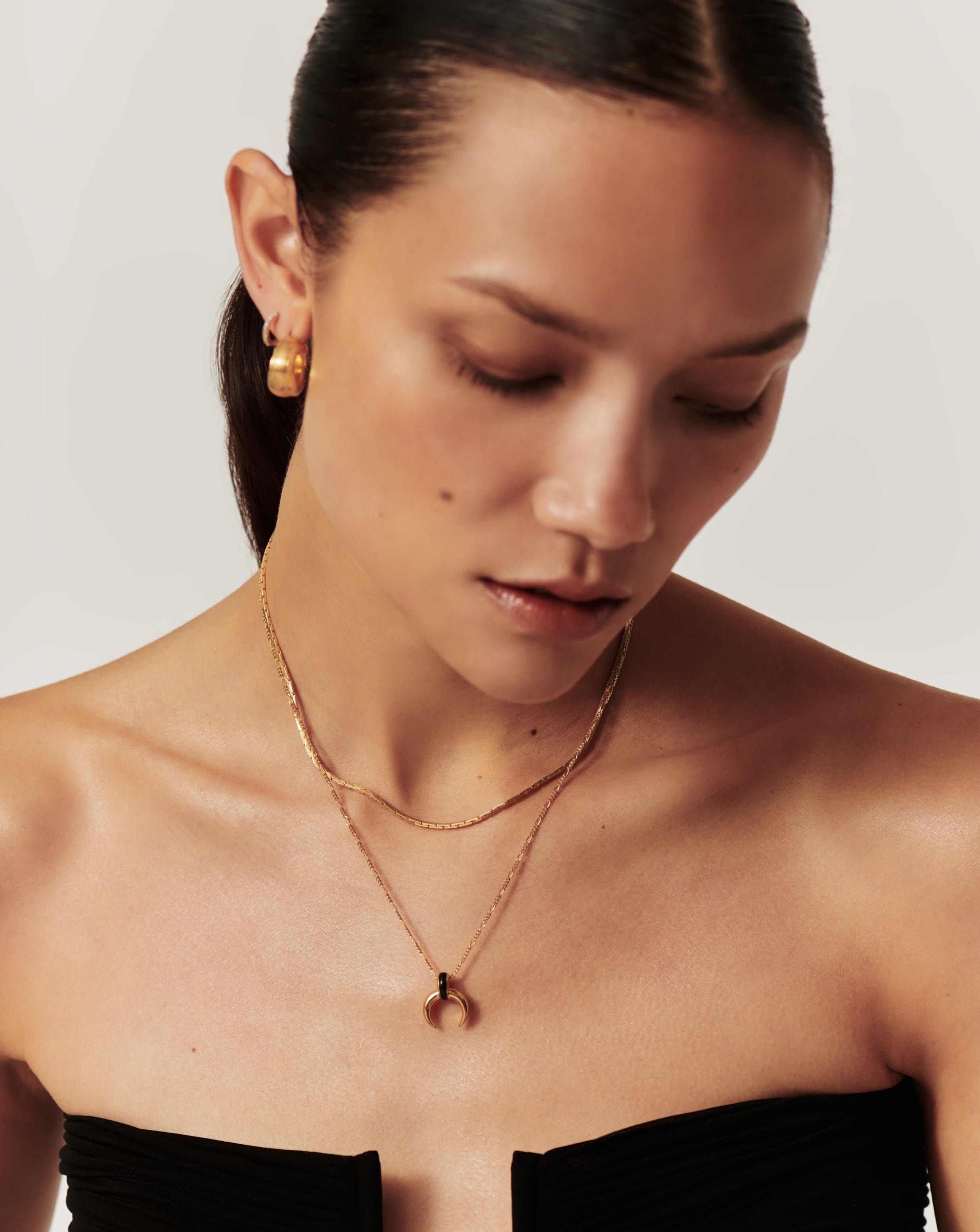 Lucy Williams Gemstone Horn Necklace - Elegant Bohemian Jewelry for Women | Perfect for Festivals, Weddings & Everyday Wear