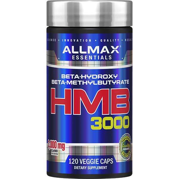 AllMax Nutrition HMB 3000 Capsules - 120 Count | Muscle Recovery & Strength Supplement for Athletes & Bodybuilders | Post-Workout Support for Fitness Enthusiasts