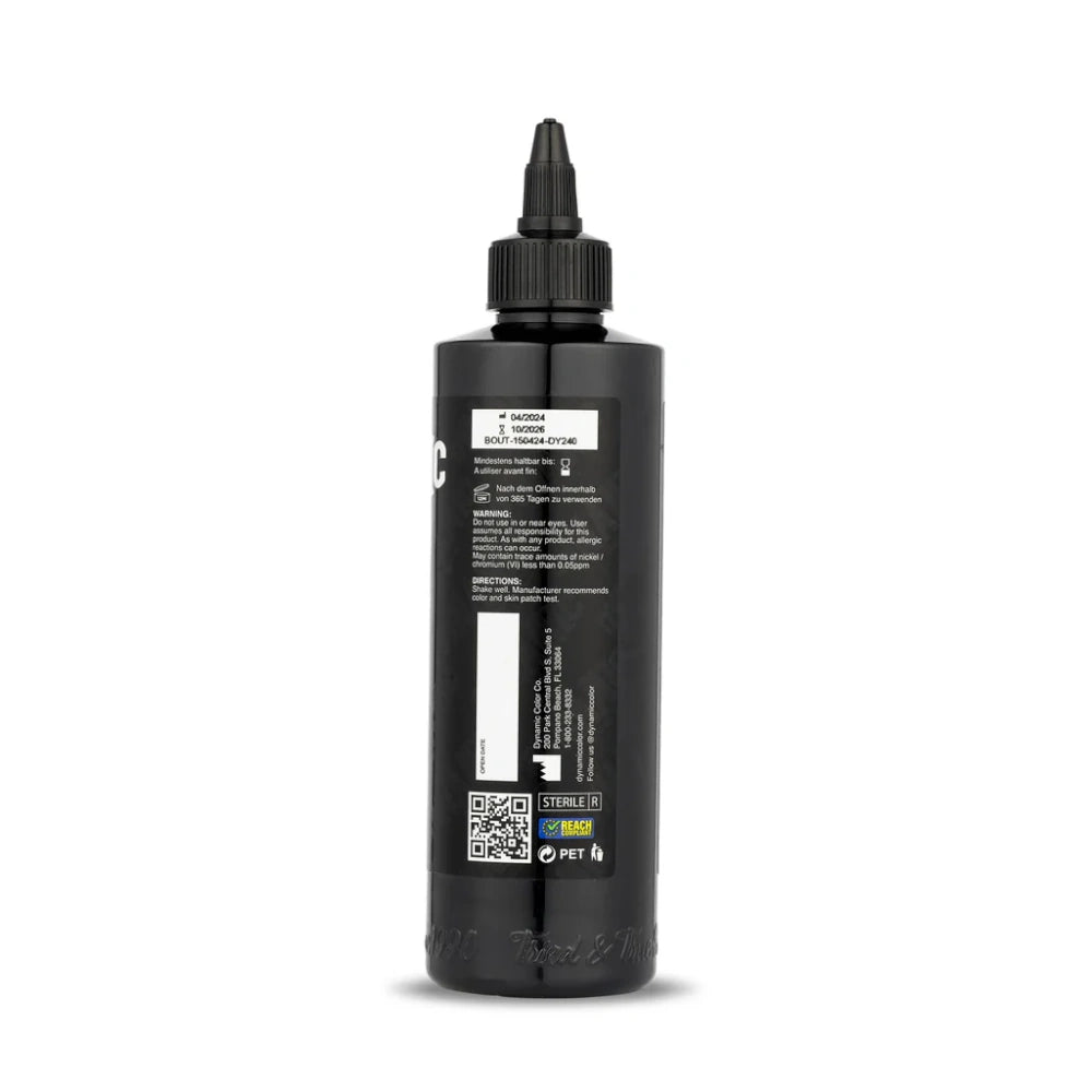 BLKout Professional Dynamic Tattoo Ink - 8oz Bottle for Vibrant, Long-Lasting Tattoos - Ideal for Tattoo Artists & Body Art Professionals