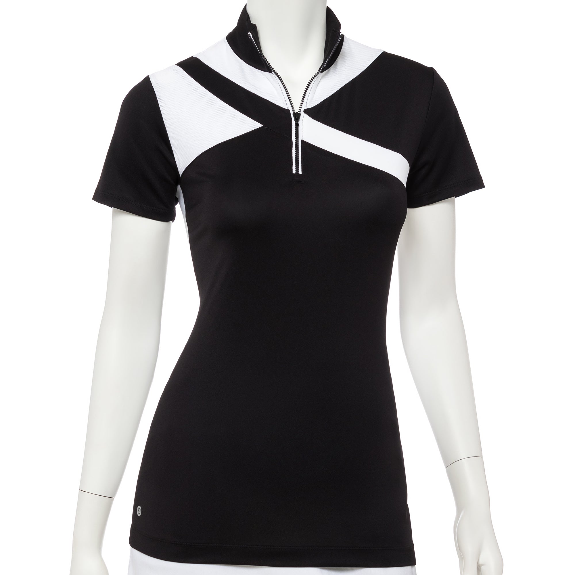 EP NY Work It Graphic Blocked Women's Golf Polo Shirt - Stylish & Comfortable for Golf, Tennis & Casual Wear