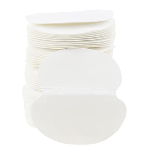 Siah 100-Pack Disposable Underarm Sweat Absorbing Pads - Invisible Armpit Shields for Men & Women (White) | Odor Control & Sweat Protection for Workouts, Office & Daily Wear