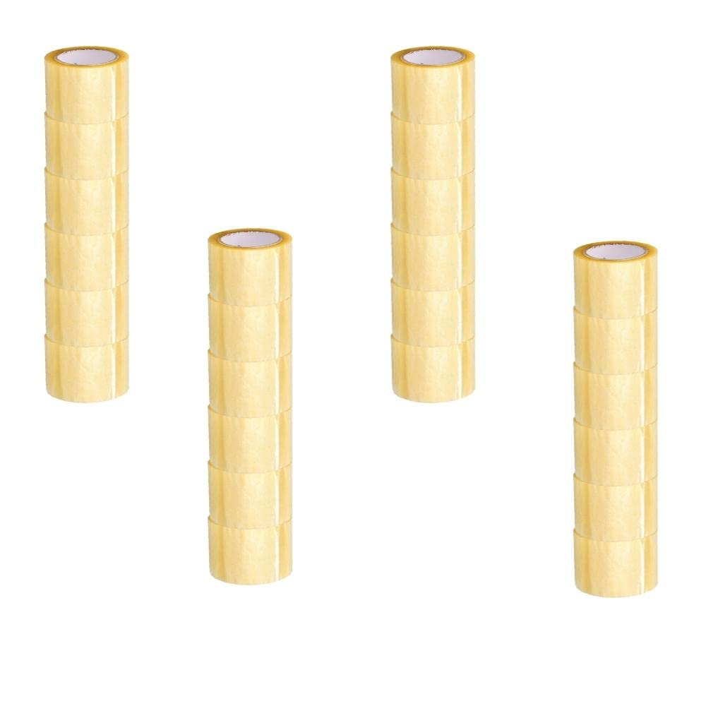 PSBM 3 Inch x 1000 Yards Clear Acrylic Packing Tape - 8 Rolls of 2 Mil Shipping Tape for Sealing Boxes | Heavy Duty Packaging, Moving & Storage Supplies for Home, Office & Warehouse Use