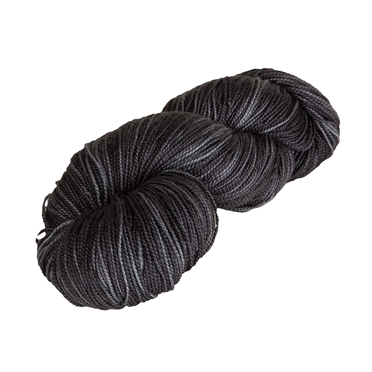 Knit Picks Hawthorne Kettle Dyed Fingering Weight Sock Yarn - Blackbird (100g) | Premium Hand-Dyed Wool Blend for Knitting Socks, Scarves & Baby Clothes | Perfect for DIY Craft Projects & Gift Making