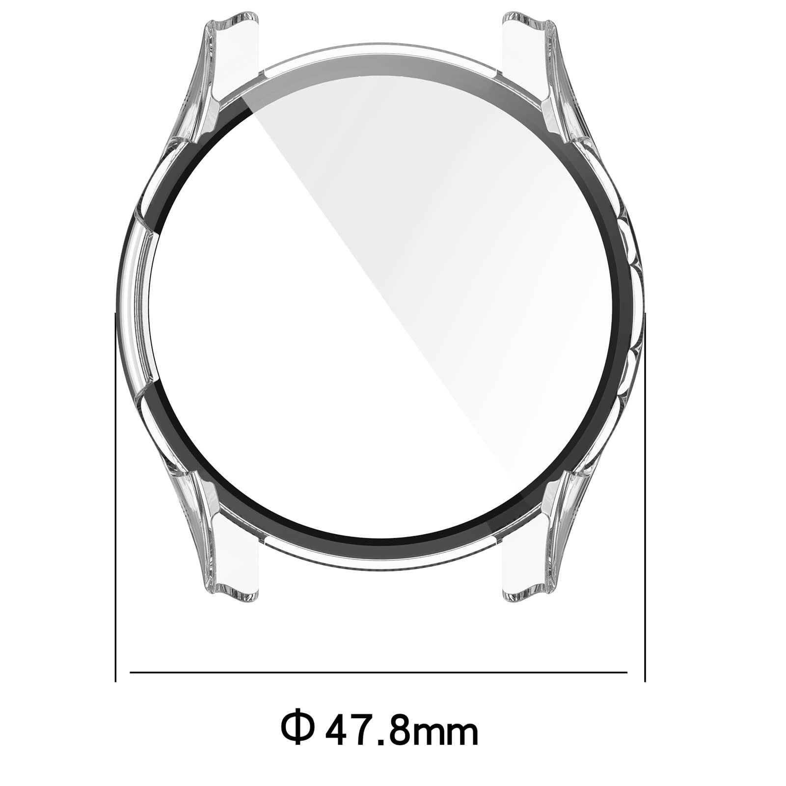 **MOTONG PC Full Coverage Protective Case & Tempered Glass Screen Protector for Garmin Forerunner 255 – Durable, Scratch-Resistant, Anti-Fingerprint (PC Black) – Perfect for Running, Swimming & Outdoor Sports**