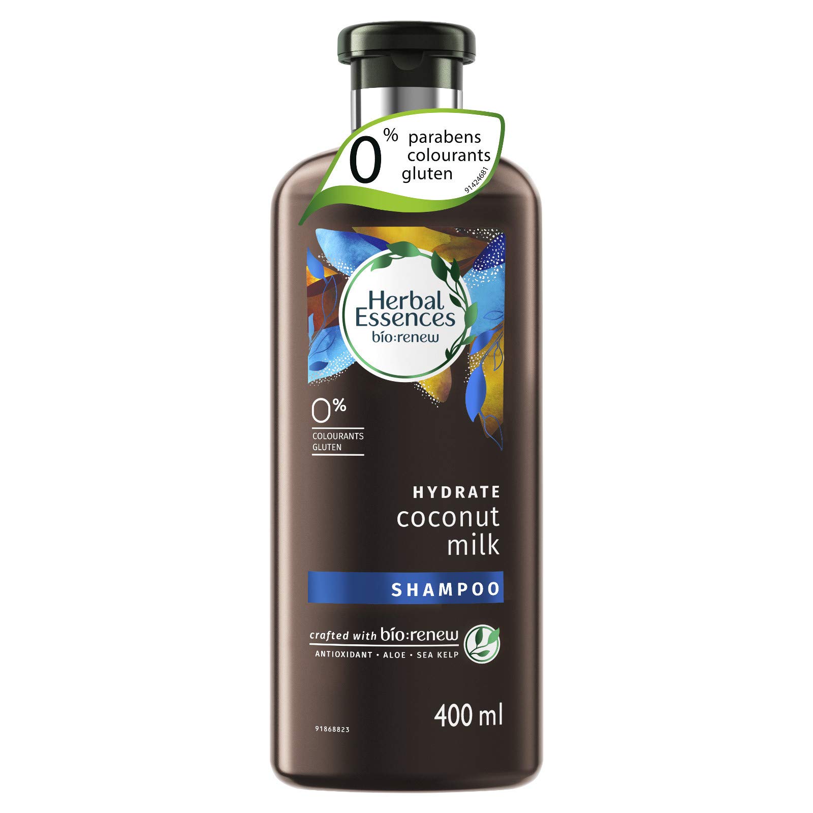 Herbal Essences Bio: Renew Coconut Milk Shampoo & Argan Oil of Morocco Shampoo Combo (400ml x 2) - Hydrating & Nourishing Hair Care for Dry & Damaged Hair - Perfect for Daily Use & Salon-Quality Results at Home