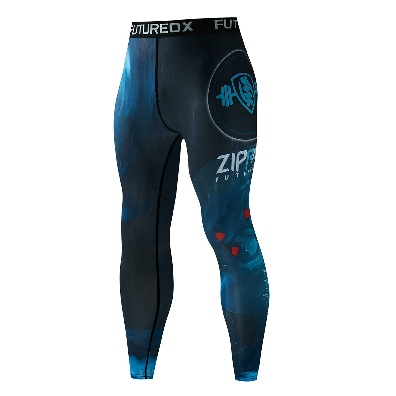 Men's High Elasticity Quick-Dry Compression Tights for Sports, Fitness & Running - Warm Training Pants for Gym, Jogging & Outdoor Workouts