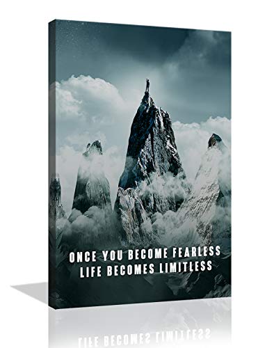25-fearless Inspirational Wall Art
