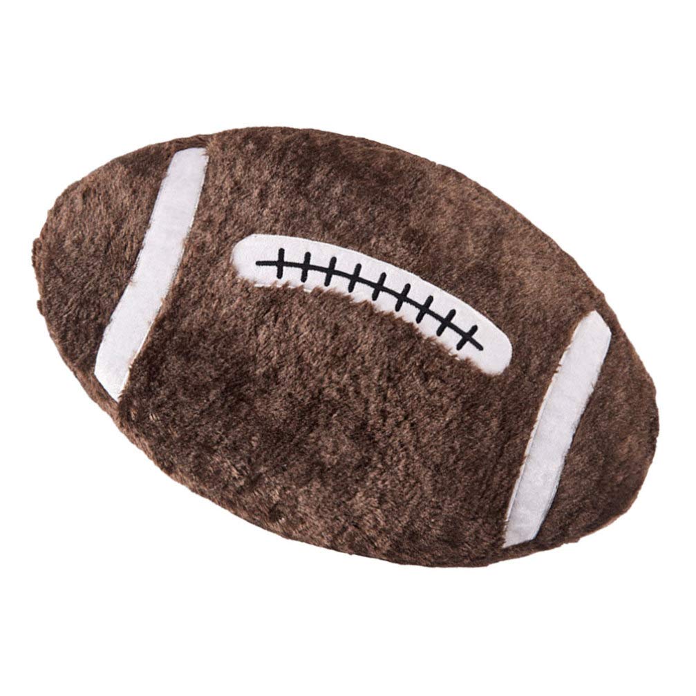 Soft Plush Football Pillow - Fluffy Stuffed Sports Ball Throw Pillow for Home Decor, Kids Room & Game Day - Perfect Gift for Football Fans & Cozy Couch Accessory