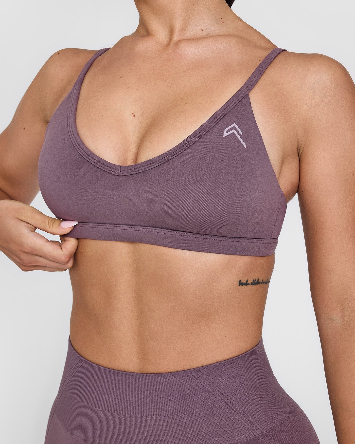 Timeless Strappy Bralette - Vintage Purple Lace Underwire Bra for Women | Comfortable Everyday Wear, Layering & Special Occasions