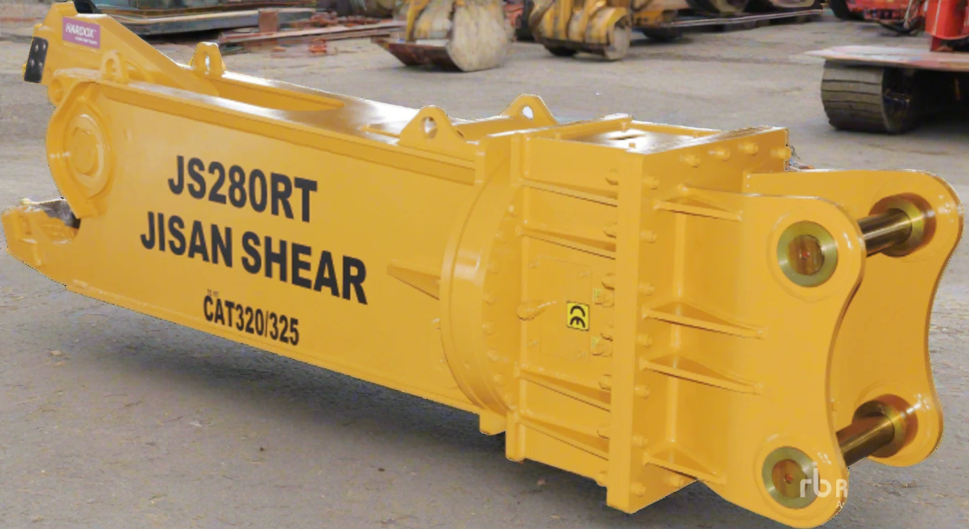 JS280RT Rotating Hydraulic Scrap Shear Attachment for Excavators - 360° Rotation, Heavy Duty Metal Cutting - Perfect for Demolition, Scrap Processing & Recycling Operations