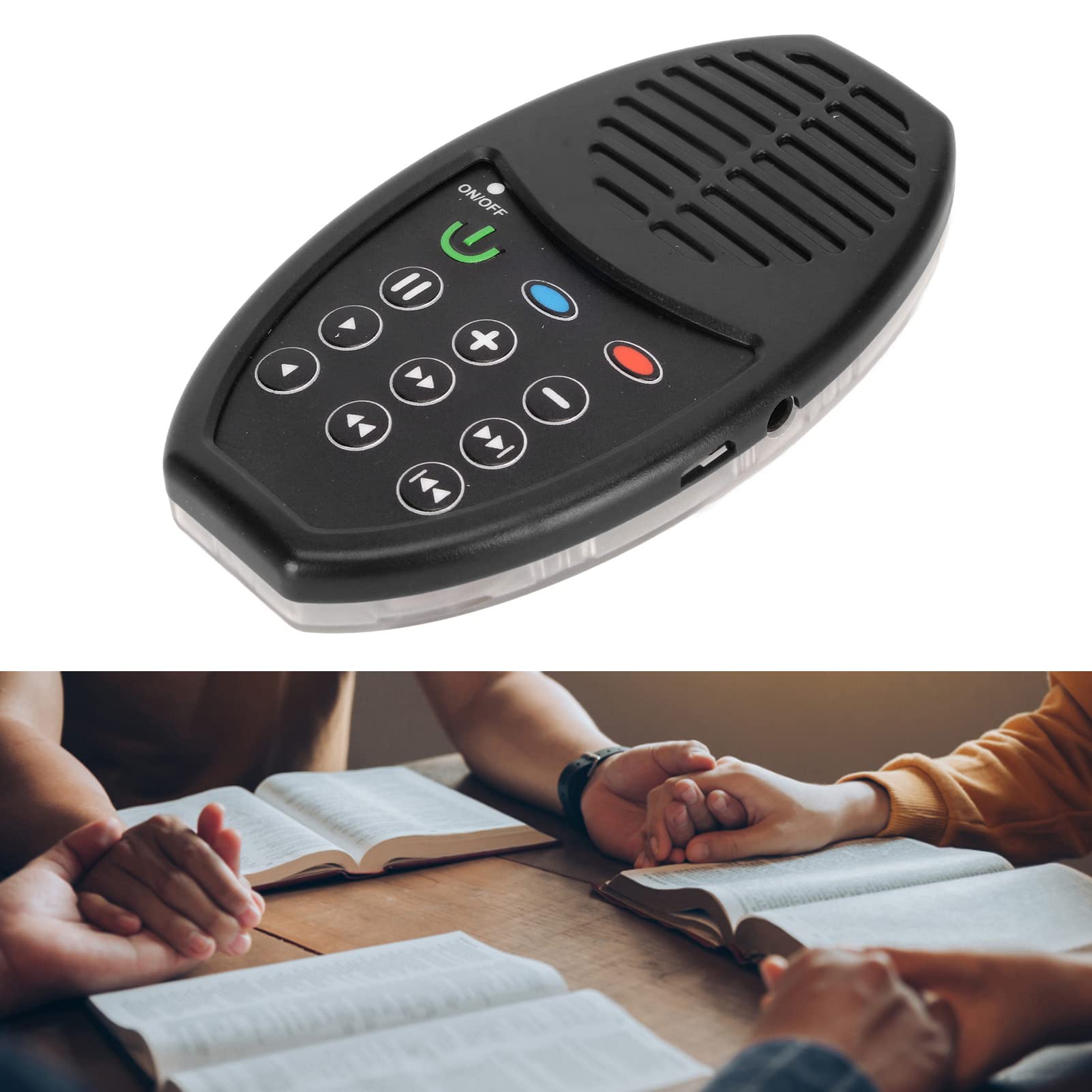 8GB Solar Bible Reader - HiFi Adjustable Player with 4G for Home & Travel