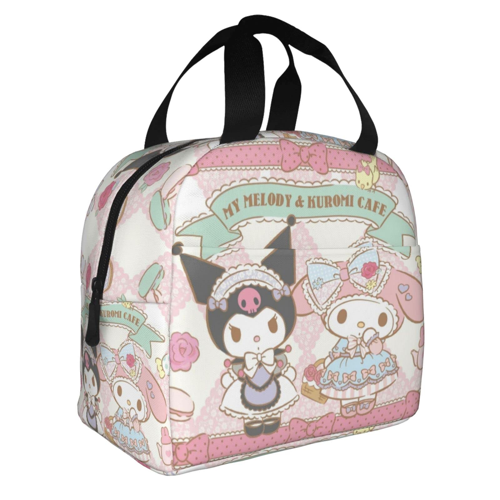 Insulated Kawaii Lunch Box - Cute Reusable Cooler Bag for Kids, Teens & Adults | Freezable & Leak-Proof | Perfect for School, Work, Picnics & Outdoor Activities