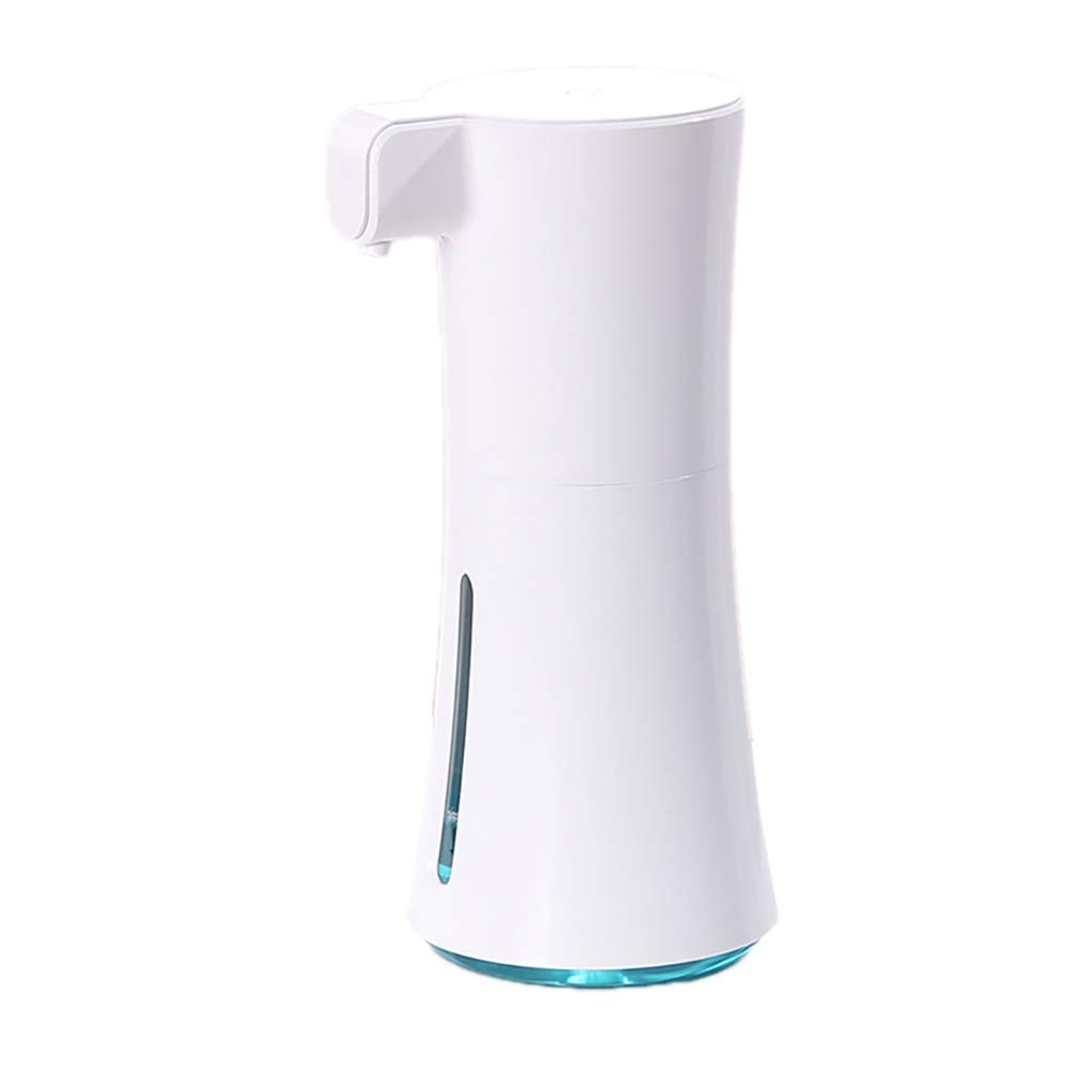 Automatic Touchless Foaming Soap Dispenser - 450ml/15oz Hands-Free Liquid Soap Pump for Kitchen & Bathroom, White - Perfect for Germ-Free Hand Washing in Homes, Restaurants, and Offices