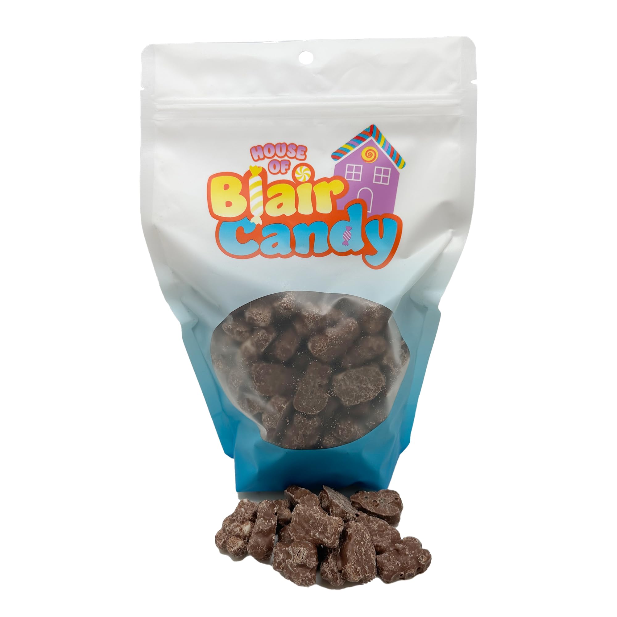 Milk Chocolate Covered Gummi Bears - 2lb Bulk Candy Bag with Resealable Stand-Up Pouch | Assorted Fruit Flavors | Perfect for Parties, Holidays, Gifts & Movie Nights