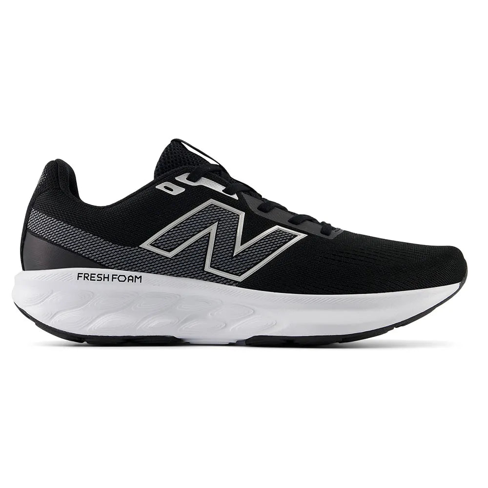 New Balance Men's 520 V9 Running Shoes - Black/White (2E Wide Width) | Lightweight Cushioned Sneakers for Jogging, Gym & Everyday Wear