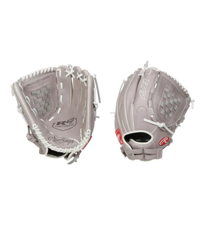 Rawlings R9 Series 12 Inch Softball Glove for Fastpitch & Slowpitch - Premium Leather Baseball Mitt with 3G Technology | Ideal for Outfielders, Infielders & Training Practice