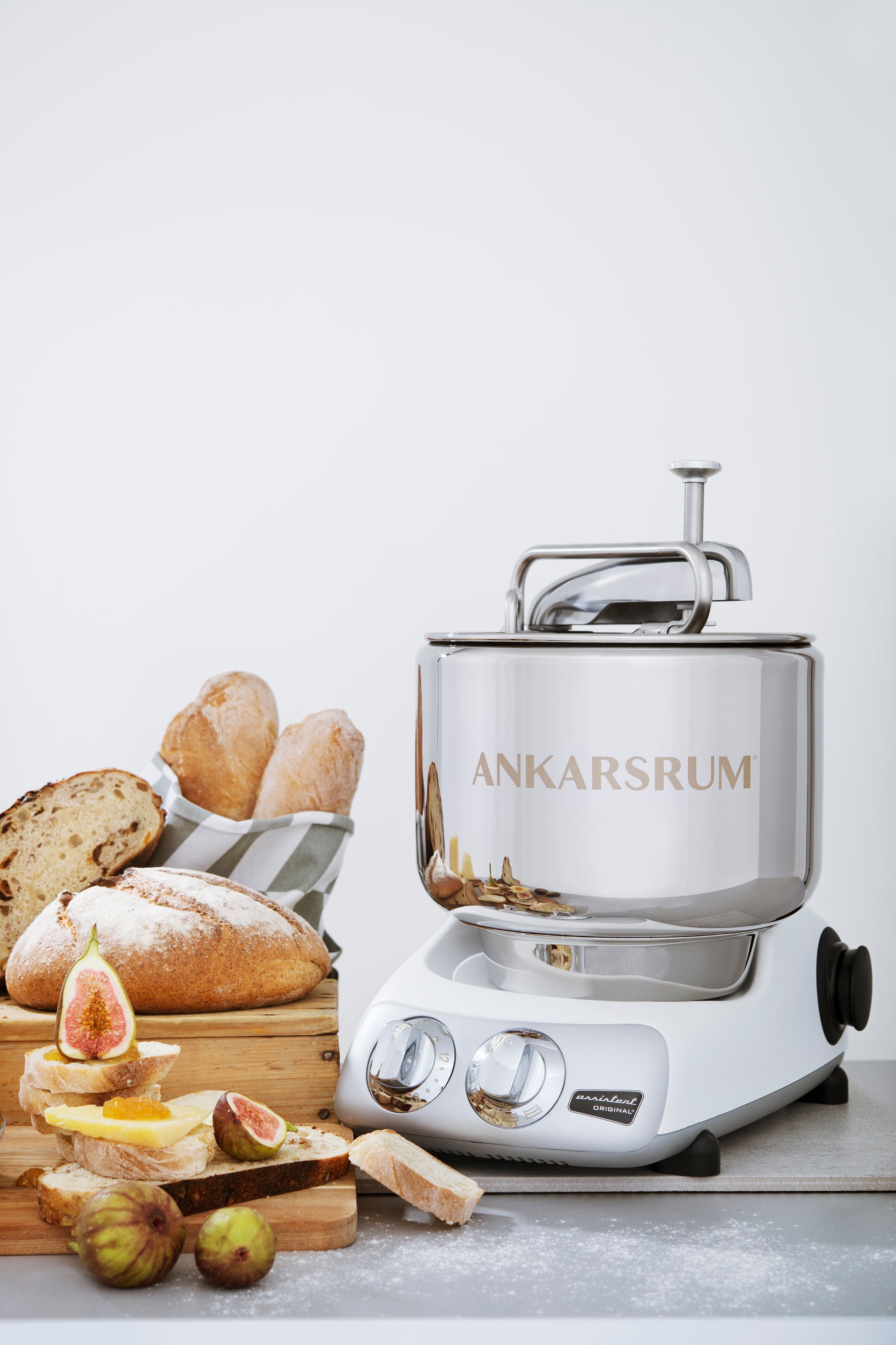 Ankarsrum Premium Stand Mixer 600W - Original Swedish Assistent Mixer Since 1940 - Top Performance Kitchen Appliance for Baking, Dough Kneading & Food Prep - Available in Multiple Colors
