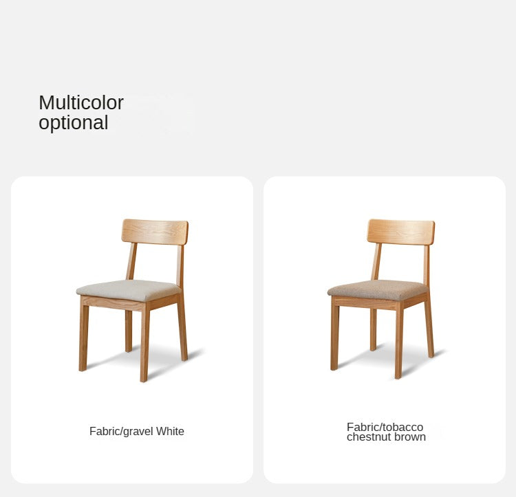 Premium Solid Wood Dining Chairs Set of 4 - Black Walnut, Ash & Oak - Elegant Modern Home Furniture for Dining Room, Kitchen & Office Use