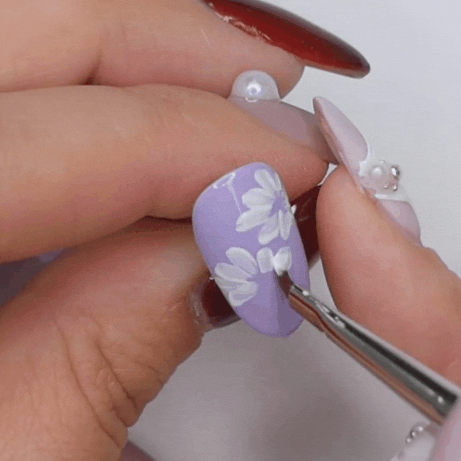 Kokoist Mini Round Brush - Professional Nail Art Brush for Gel Polish & Acrylic Designs - Perfect for Salon, Home Manicure & DIY Nail Art