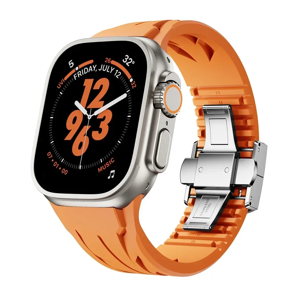 Premium Denis Lux Silicone Sports Band - Durable, Comfortable & Sweatproof Fitness Wristband for Running, Gym & Outdoor Activities