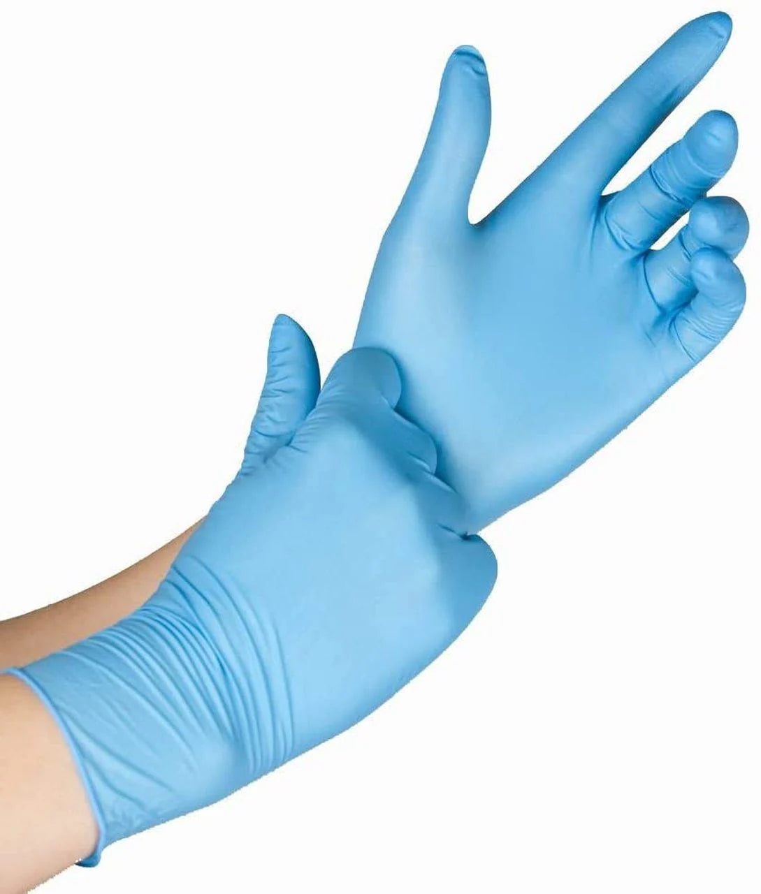 Viking Professional Black Forte Disposable Nitrile Gloves 34606 - Heavy Duty, Chemical Resistant, Latex-Free - Perfect for Medical, Laboratory, Cleaning & Food Handling