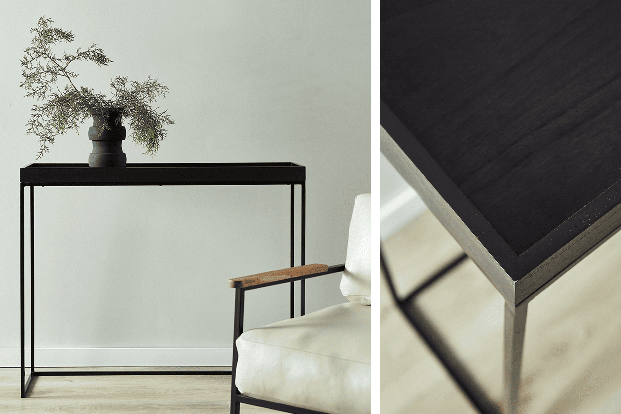 MOMA Console Table - Modern Minimalist Entryway Table for Living Room, Hallway & Bedroom | Stylish Home Decor & Functional Storage Solution