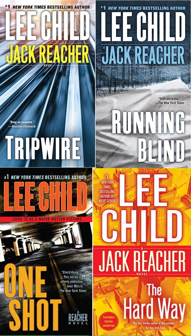 Lee Child Jack Reacher Series Complete Set (Books 1-24) - Best Crime Thriller Novels Collection for Adults - Perfect for Reading, Gifts & Book Clubs