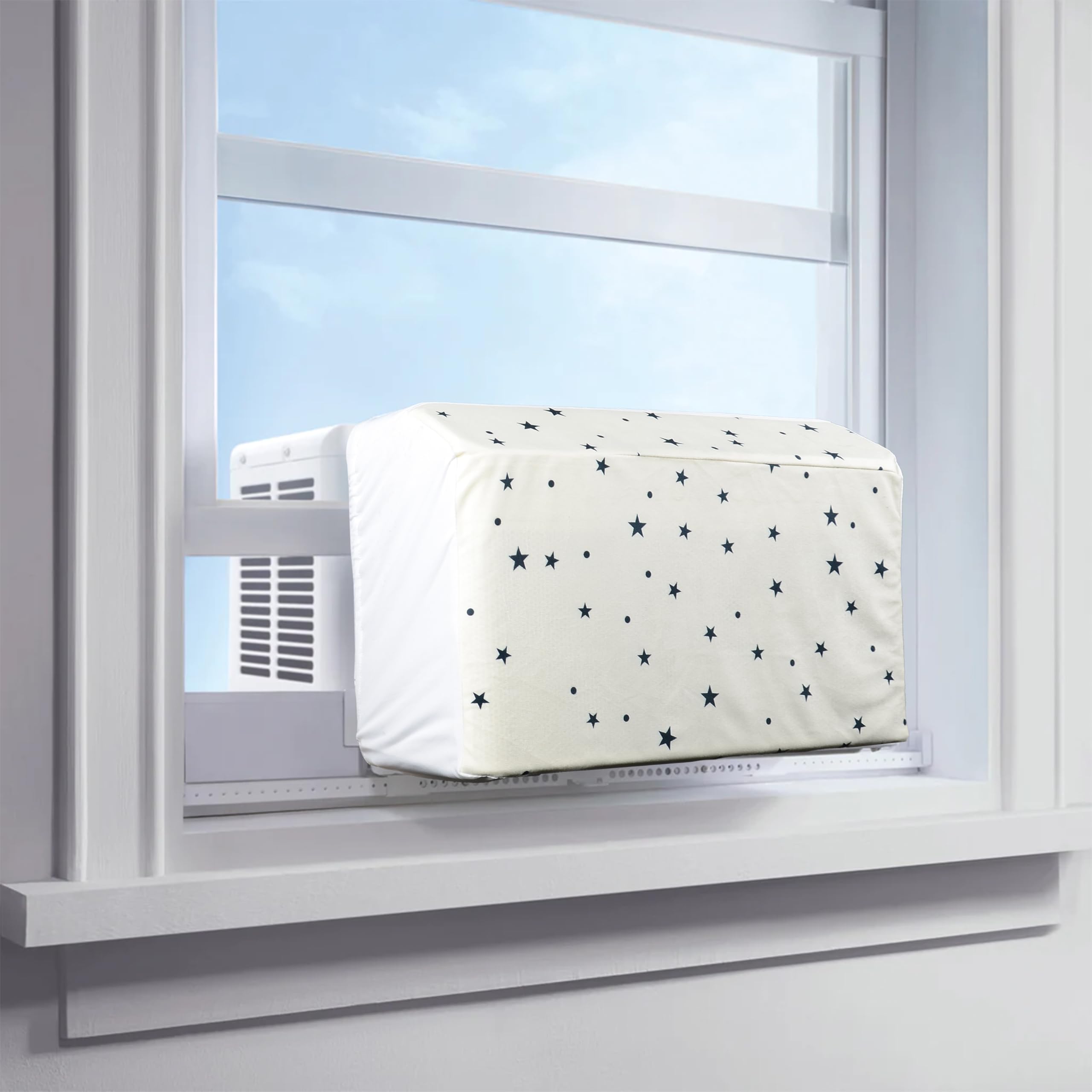 Midea U Indoor Air Conditioner Cover - Dustproof & Windproof AC Defender for Indoor Units, Stylish Home Decoration (Perfect for Living Rooms, Bedrooms & Offices)