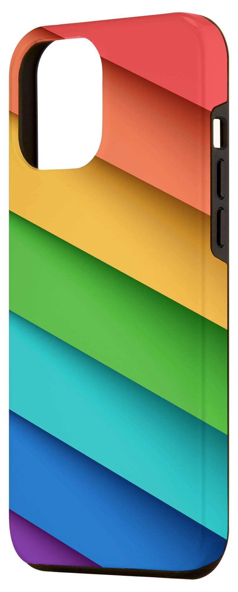 Rainbow Gay Pride LGBT Flag iPhone 12 Pro Max Case - Durable Protective Cover for Boys & Girls | Perfect for Pride Parades, LGBTQ+ Events & Everyday Use