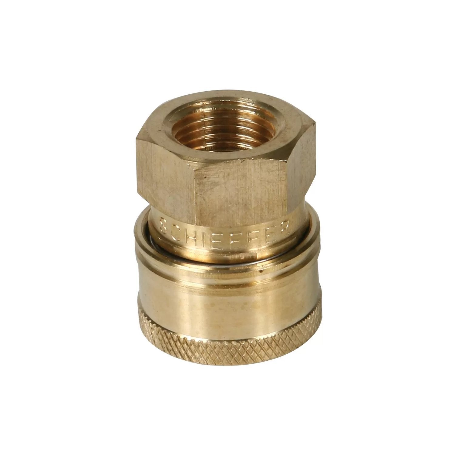 High-Quality Brass Sockets with Female Thread - Durable Plumbing & Industrial Fittings for Pipe Connections & Repairs