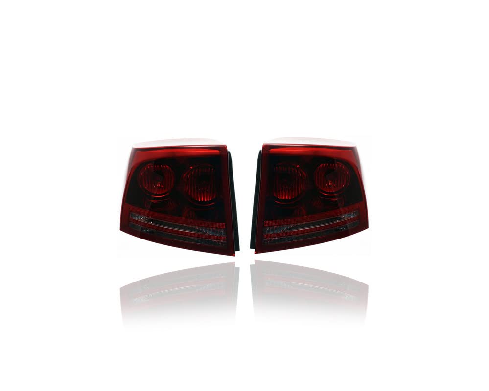 Dodge Charger Tail Lights Pair (2006-2008) - Direct Replacement for Left Driver & Right Passenger Side - OEM 5174406AA & 5174407AA - Perfect for Night Driving & Car Restoration Projects